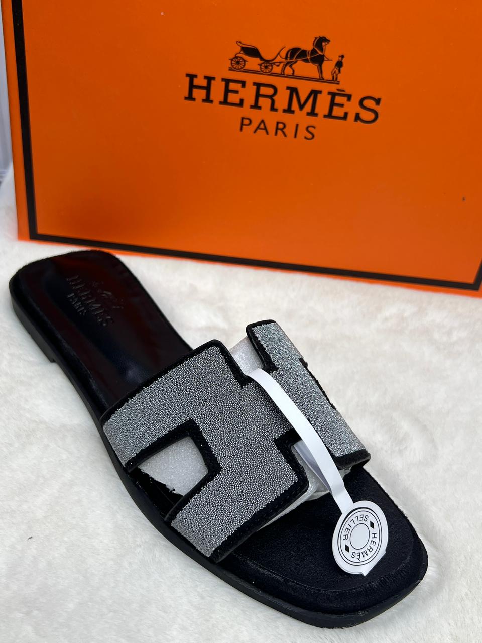 Luxury H-Style Ladies Designer Slides