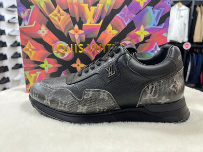 Louis Vuitton Black Monogram Men’s Luxury Sneakers – Designer LV Casual Shoes (Designer Inspired)